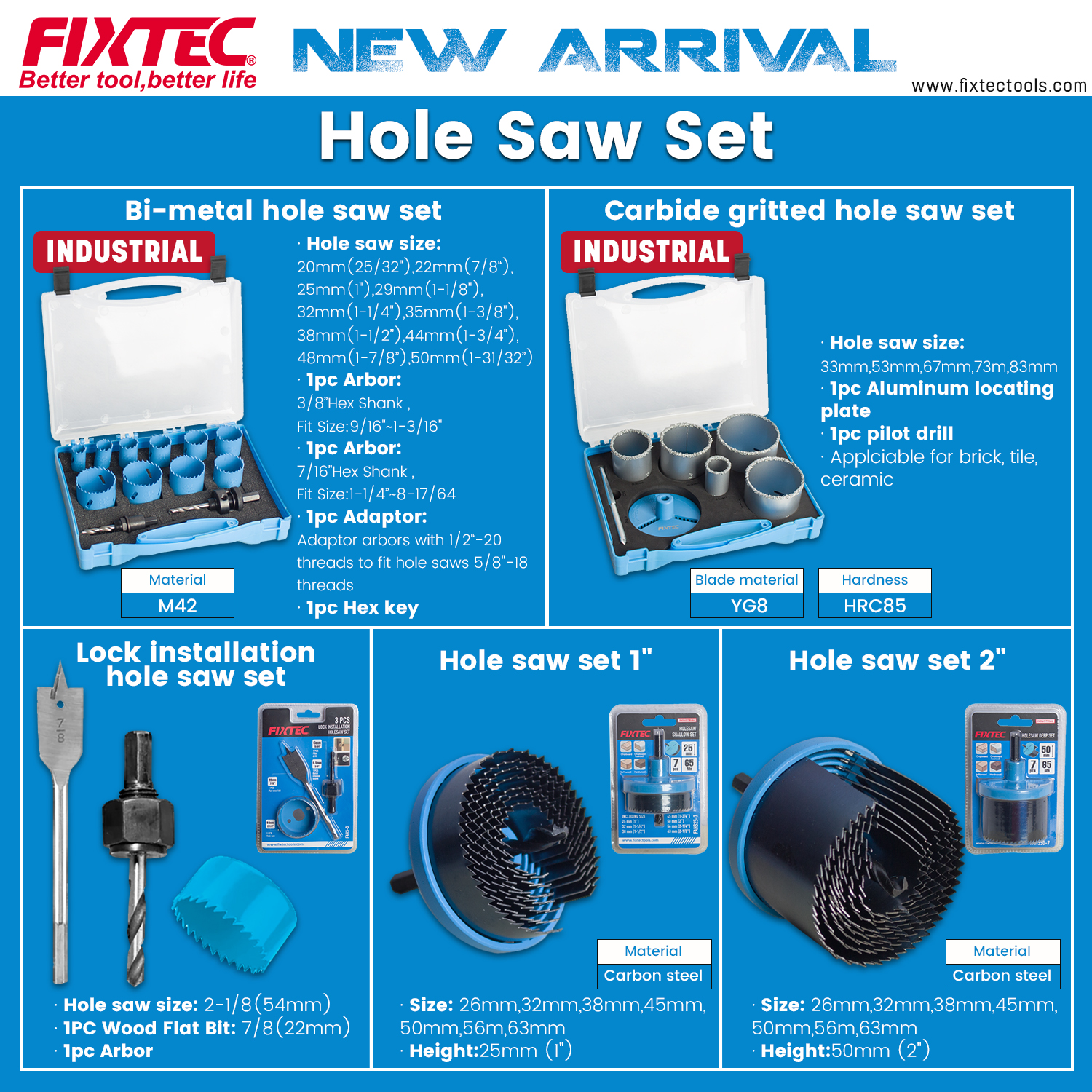 Juego de sierras perforadoras(3)