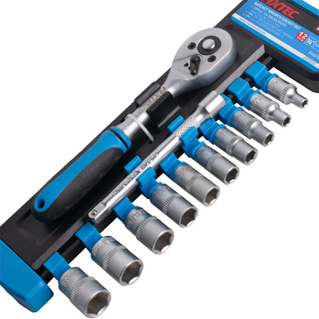 Llave de trinquete mini de 24 dient - Mango recto liberación rápida Llave de trinquete mini de 24 dient - Mango recto liberación rápida