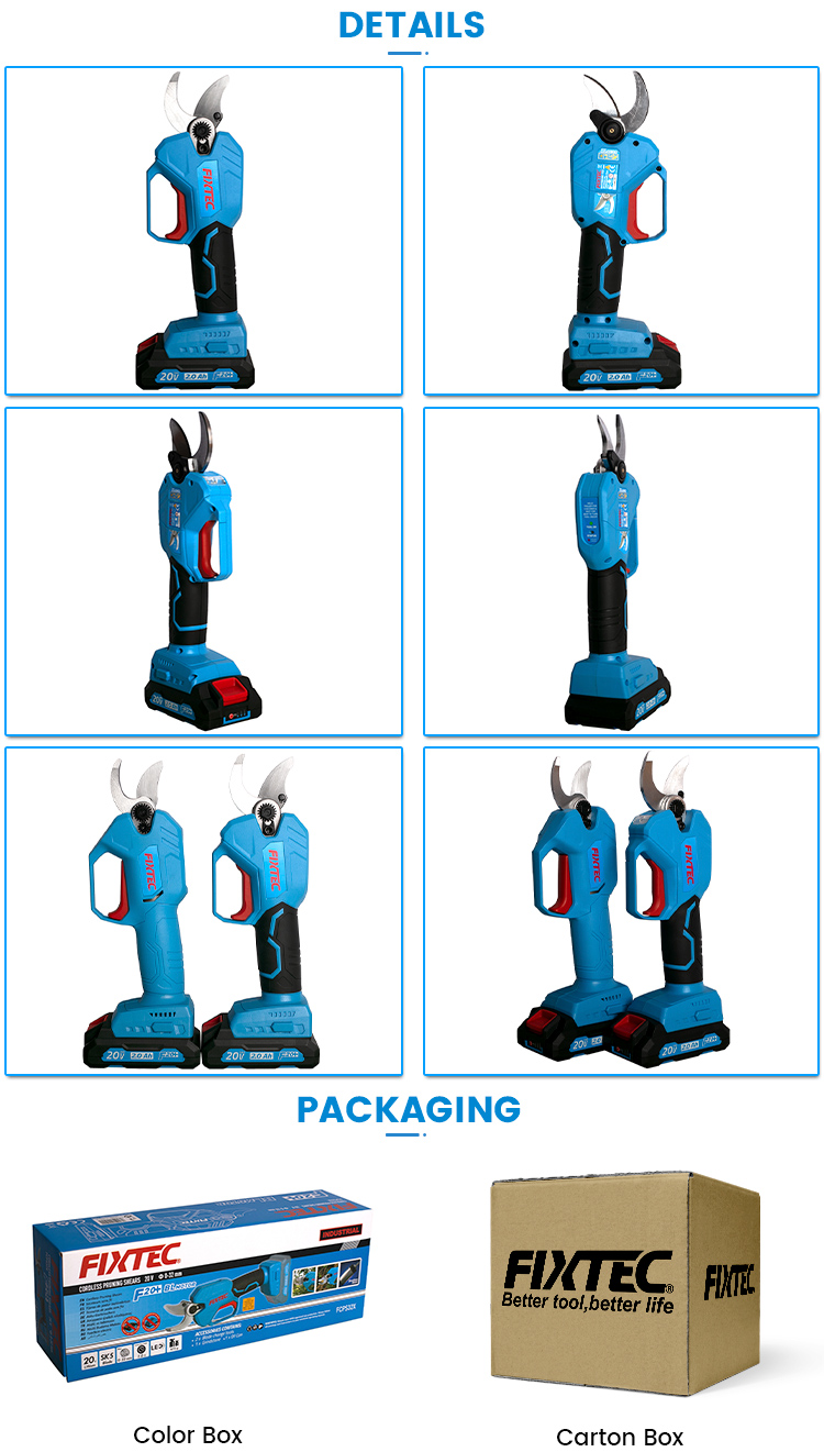 tijeras de podar a bateria